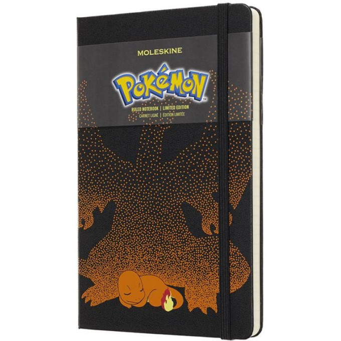 Блокнот MOLESKINE LIMITED EDITION POKEMON LARGE, линейка, Charmender LEPOQP060CM