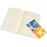 Блокнот MOLESKINE VOLANT LARGE, линейка, синий/желтый янтарный QP721B41M17
